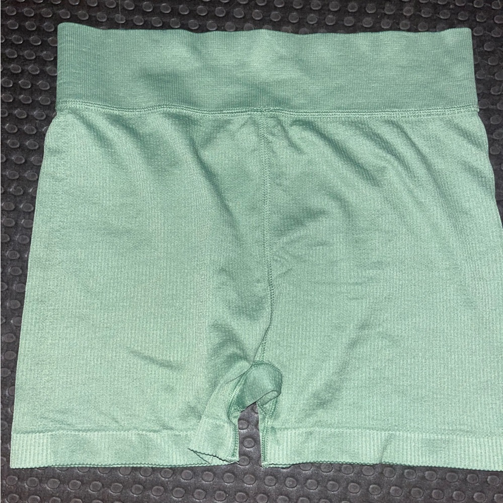 Mint green biker/workout shorts